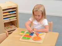 Панель "Геометрические фигуры: доли" Masterkidz
