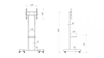 Мобильная стойка SD-1 для интерактивных панелей с диагональю 55-85"
