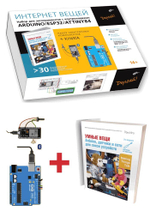 Электронный конструктор Дерзай! "ИНТЕРНЕТ ВЕЩЕЙ. Набор для экспериментов с контроллерами Arduino /ESP32/ATtiny84" + Книга