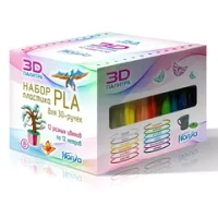 Набор PLA-пластика для 3D-ручки, 12 цветов, 12 метров HONYA SC-PLA-12