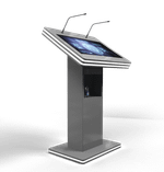 Интерактивная трибуна White Stripes (МДФ) 21.5"