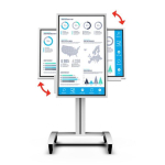 Мобильная стойка Peerless-AV SR560-FLIP2 для панелей Samsung Flip 55"-65"