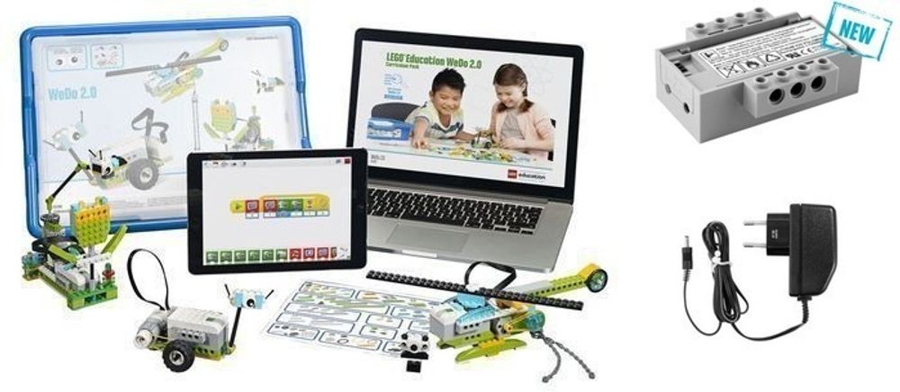 Комплект LEGO WeDo 2.0 с аккумулятором и зарядкой