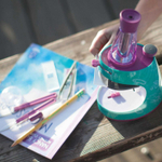 Мой первый микроскоп Learning Resources (с подсветкой и препаратами, 21 элемент)