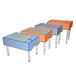 Песочный стол на регулируемых опорах AVKompleks