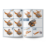 Электромеханический конструктор Z-BOTS "Строительная техника", 478 деталей