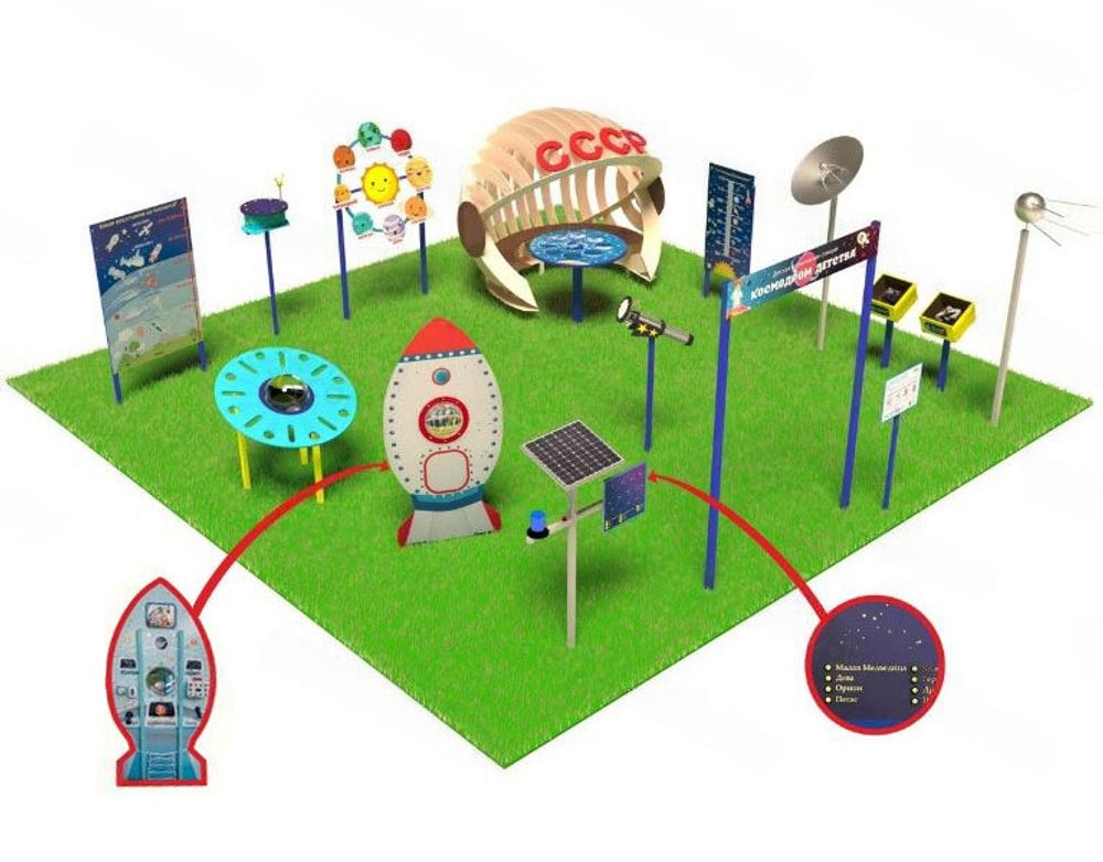 Детская космическая станция Приоритет «Космодром детства. Про-2»