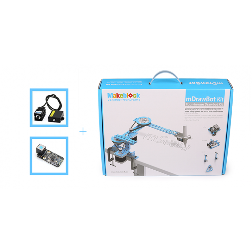 Универсальный образовательный набор mDrawbot Kit (Laser Engraver and Bluetooth Version)