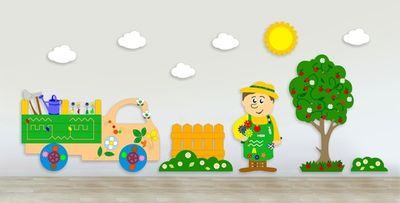 Комплексное настенное решение «В саду» Приоритет