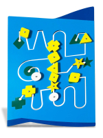 Бизиборд «Быстрый самолет» Приоритет