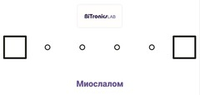 Поле для соревнования Миослалом BiTronics Lab