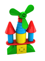 Магнитный конструктор Popular Playthings "Строитель. Базовый (30 деталей)" + "Колесная база". Стартовый набор