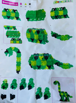 Конструктор Morphun «Динозавры» Dinosaurs Construction Set 106 деталей