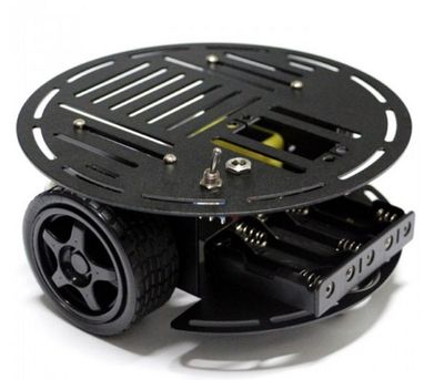 Металлическое шасси для построения робота 2WD