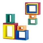 Рамки-матрешки 5 в 1, цветные Weplay KC2804-00M