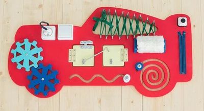 Бизиборд «Красная машинка» Приоритет