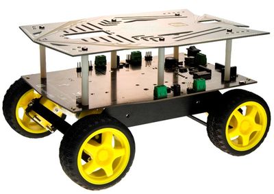 Четырехколесная робот-машинка DFRobot Cherokey: 4WD Mobile Robot for Arduino