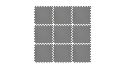 Напольное демпфирующее покрытие для полигона «Аэрокуб» 3×3 м