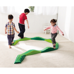 Тактильная дорожка Weplay волнистая (зелёная), 8 элементов