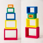 Рамки-матрешки 5 в 1, цветные Weplay KC2804-00M