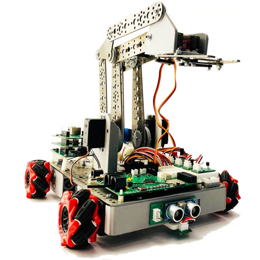 Автономный робот-манипулятор с колёсами всенаправленного движения Hobots