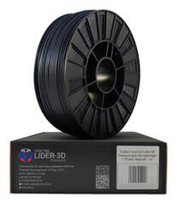 Carbon пластик LIDER-3D Premium для 3D принтера (1,75 мм, 0,85 кг)