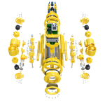 Робот-конструктор Океаника «Пиранья» (начальный уровень)