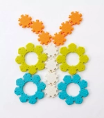 Креативный набор "Цветные снежинки" Weplay KC0005