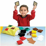 Развивающая игрушка "Тактильные квадраты" (21 элемент) Learning Resources EI-3049