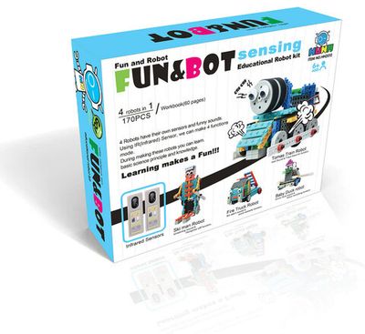 Электромеханический конструктор Huna My Robot Time 