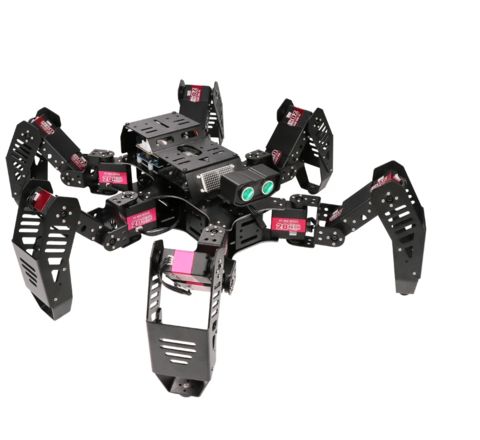 Конструктор Hiwonder Spiderbot для изучения многокомпонентных робототехнических систем. Расширенный комплект.
