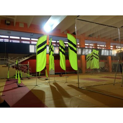 Трасса для гонок дронов с системой автоматической фиксации полётов со световыми элементами Quadro Race Lights