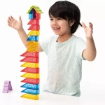 Конструктор из прозрачных блоков "Радужные постройки" Weplay KF0016