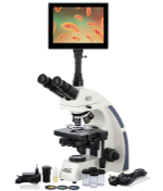 Микроскоп цифровой Levenhuk MED D45T LCD, тринокулярный