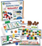 Развивающая игрушка "Соединяющиеся кубики. Машинки" Learning Resources (115 элементов, с карточками)