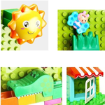 Стена - конструктор для малышей из крупных 775 деталей