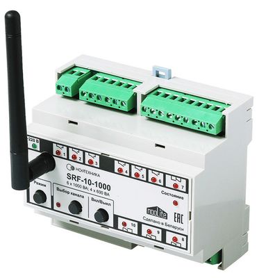 Беспроводной выключатель nooLite SRF-10-1000 (6×1000 Вт, 4×600 Вт)