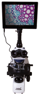 Микроскоп цифровой Levenhuk MED D35T LCD, тринокулярный