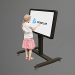 Интерактивный сенсорный стол Ronplay NTab F на механической стойке