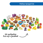 Развивающий набор "Игровой набор продуктов и посуды в детском саду" Learning Resources MS0082 (комплект для группы)