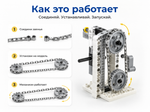 Цепь модульная для конструктора Лёвушка 2.0 (10 шт.)