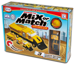 Магнитный конструктор Popular Playthings Транспорт "Смешай и собери. Строительная техника" (Стартовый набор)