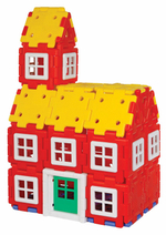 Набор для группы Полидрон Гигант "Строительство дома" (шрифт - русский Брайль)