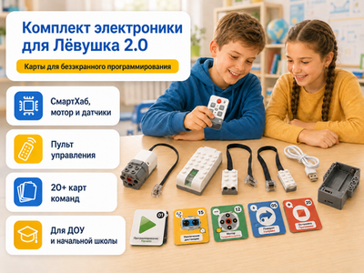 Комплект электроники для Лёвушка 2.0 + карты программирования