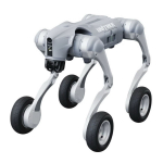 Бионический четырехопорный колесный робот Unitree Go2-W Ultimate Hesai XT16