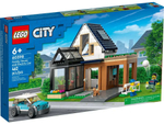 Конструктор LEGO City "Семейный дом и электромобиль" 60398