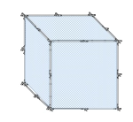 Сетчатый куб для тестовых полётов в защищённом пространстве (4х4х4 м)