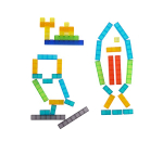 Набор с буклетом заданий "Числовые блоки" EDX (74 шт)