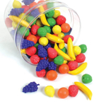 Развивающая игрушка "Фигурки Фрукты" (108 элементов) Learning Resources LER0177