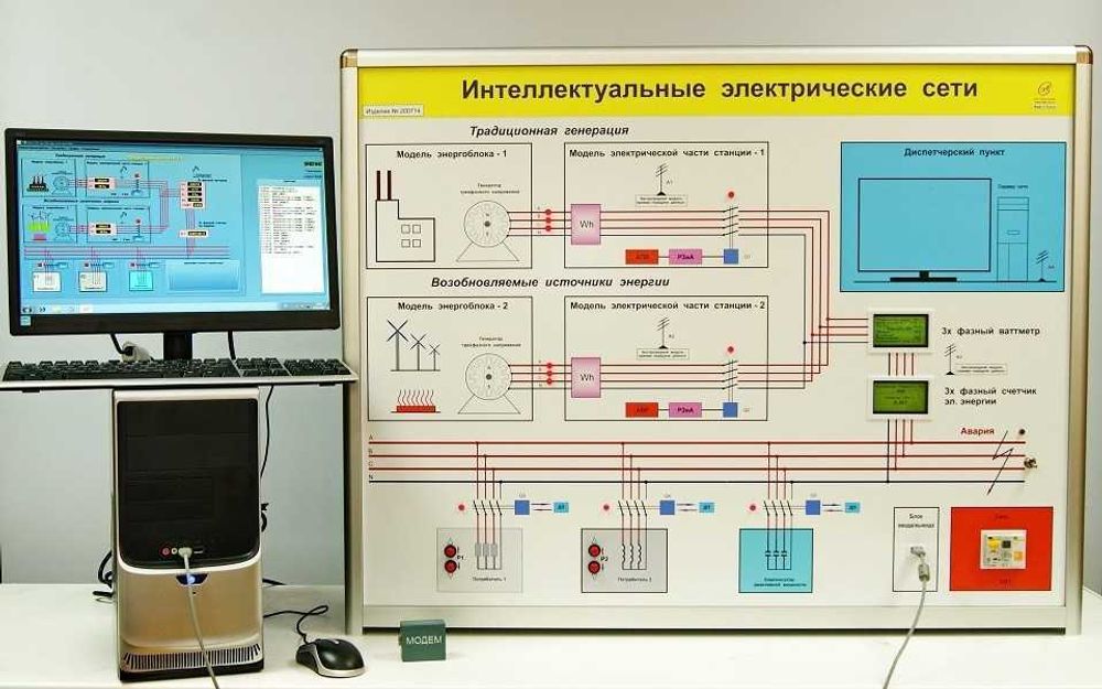 Учебное оборудование «Интеллектуальные электрические сети»